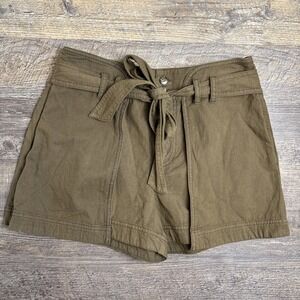 Free People Soul Of Sunshine Skort Short Cotton Military Green Women's Size‎ 2